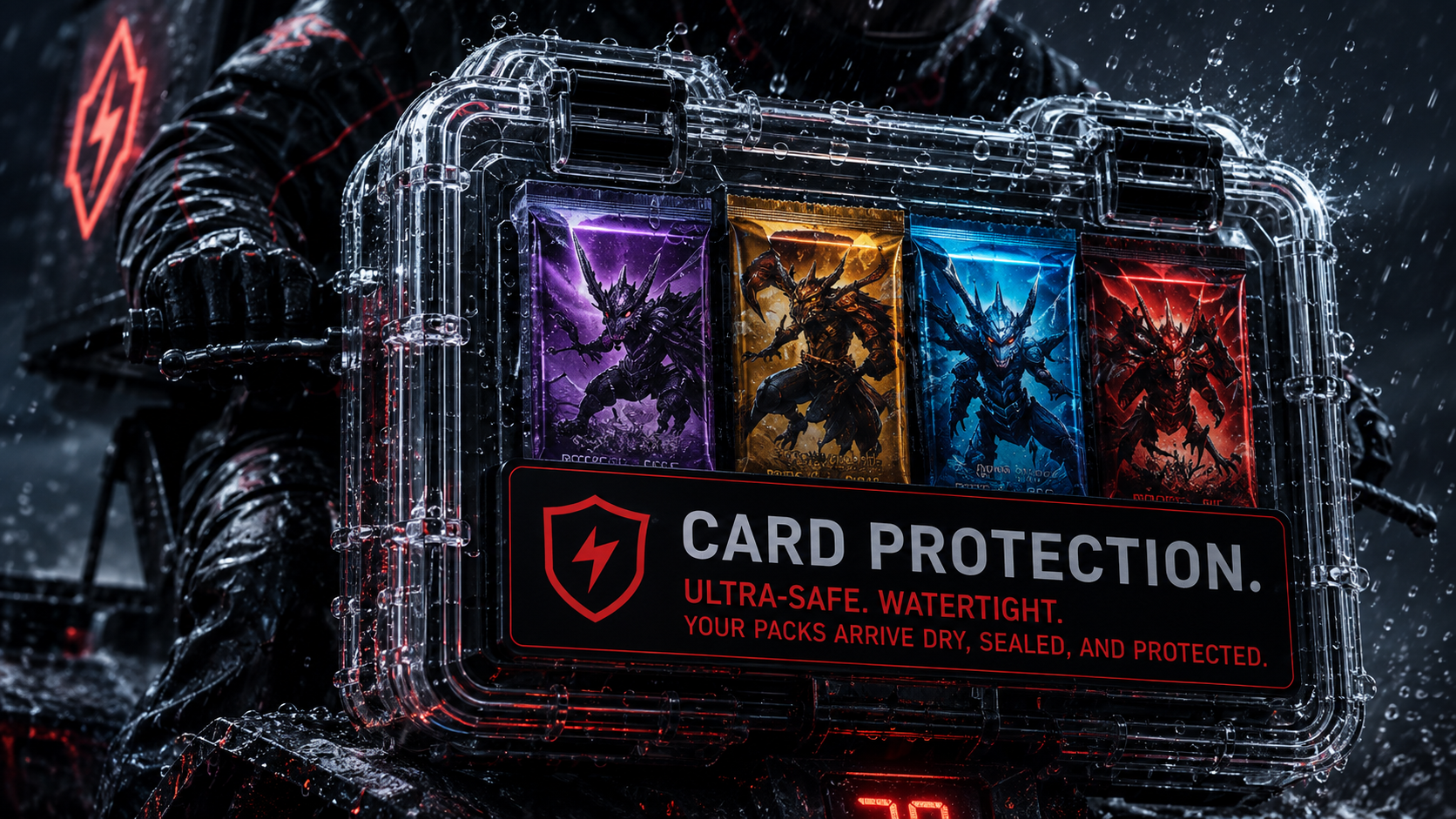 Protected pack delivery